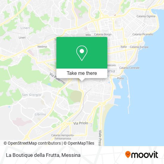 La Boutique della Frutta map