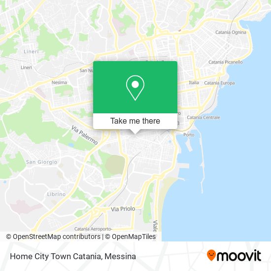 Home City Town Catania map