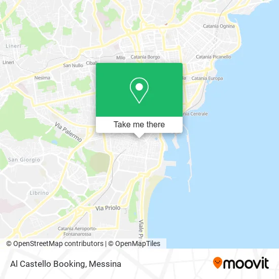 Al Castello Booking map