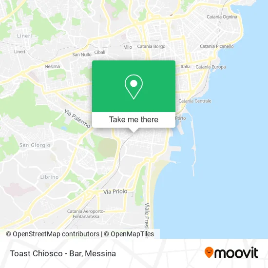 Toast Chiosco - Bar map