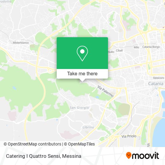 Catering I Quattro Sensi map