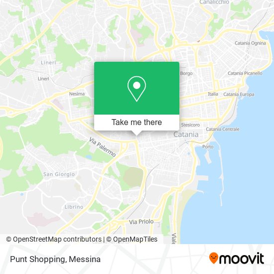 Punt Shopping map