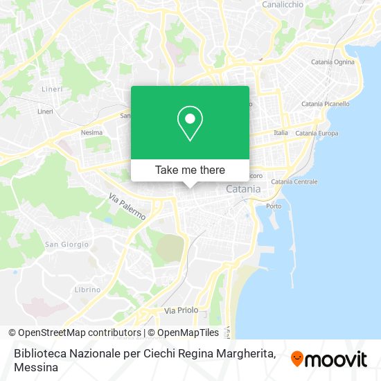 Biblioteca Nazionale per Ciechi Regina Margherita map