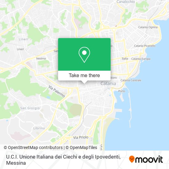U.C.I. Unione Italiana dei Ciechi e degli Ipovedenti map