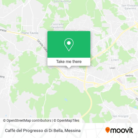 Caffè del Progresso di Di Bella map