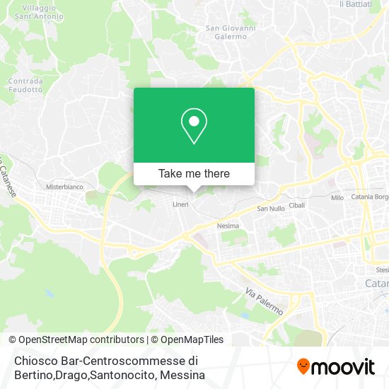 Chiosco Bar-Centroscommesse di Bertino,Drago,Santonocito map