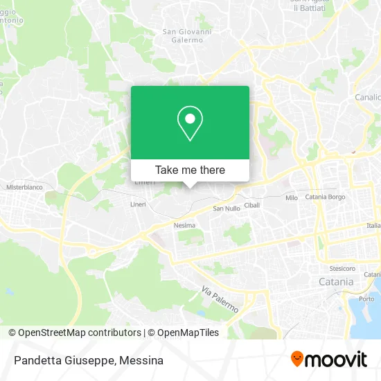 Pandetta Giuseppe map