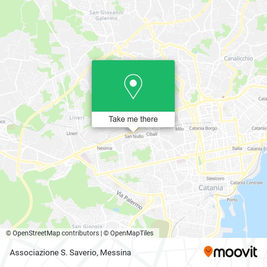 Associazione S. Saverio map