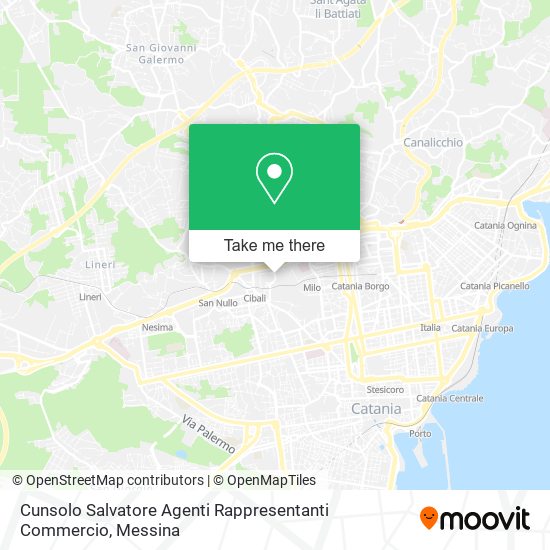 Cunsolo Salvatore Agenti Rappresentanti Commercio map
