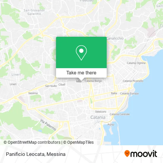 Panificio Leocata map