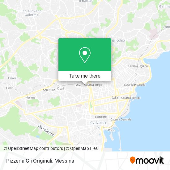 Pizzeria Gli Originali map