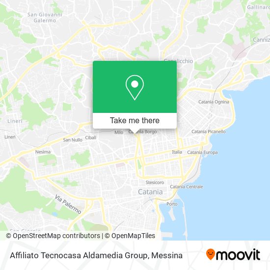 Affiliato Tecnocasa Aldamedia Group map