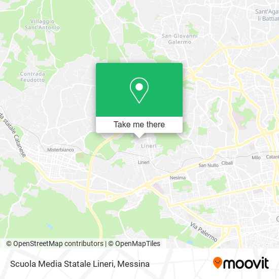 Scuola Media Statale Lineri map