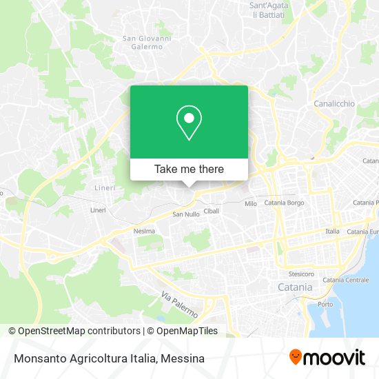 Monsanto Agricoltura Italia map