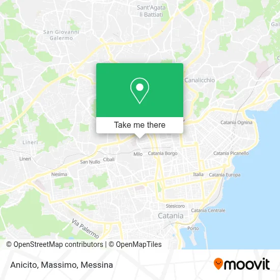 Anicito, Massimo map