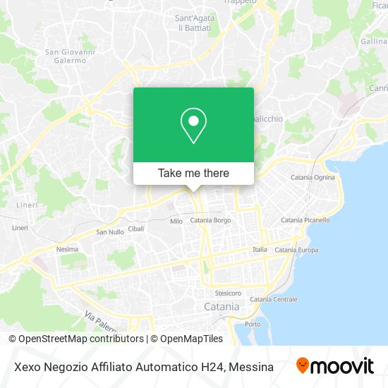 Xexo Negozio Affiliato Automatico H24 map