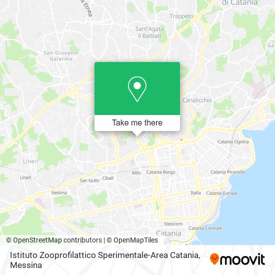 Istituto Zooprofilattico Sperimentale-Area Catania map