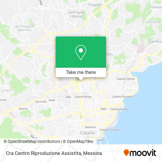 Cra Centro Riproduzione Assistita map