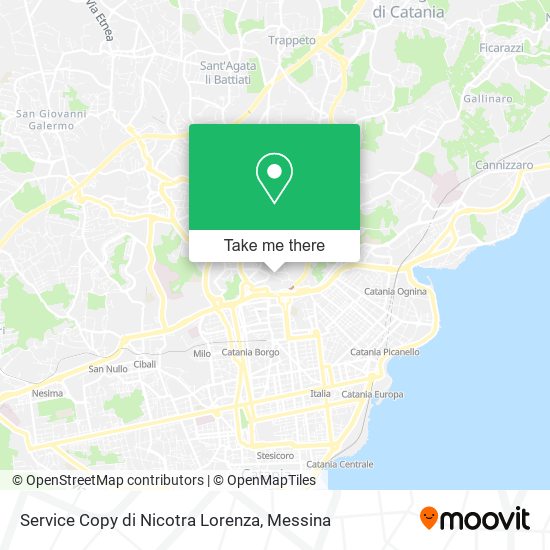 Service Copy di Nicotra Lorenza map