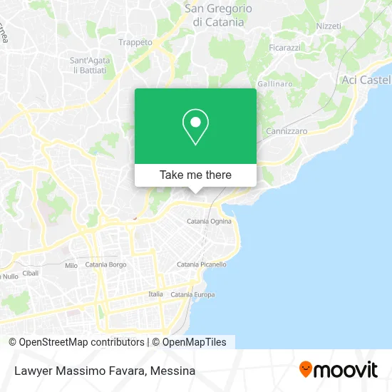 Lawyer Massimo Favara map