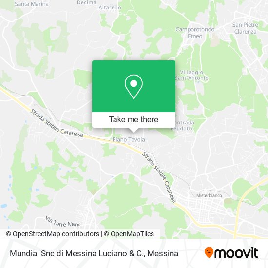 Mundial Snc di Messina Luciano & C. map