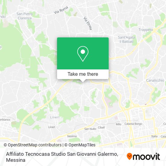 Affiliato Tecnocasa Studio San Giovanni Galermo map