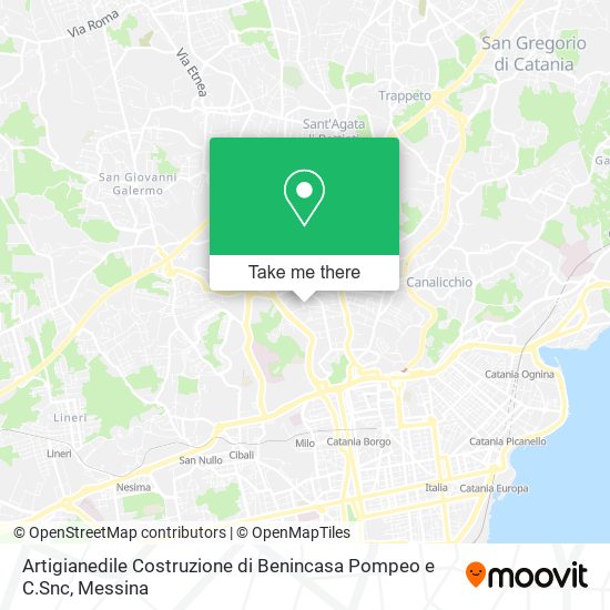 Artigianedile Costruzione di Benincasa Pompeo e C.Snc map