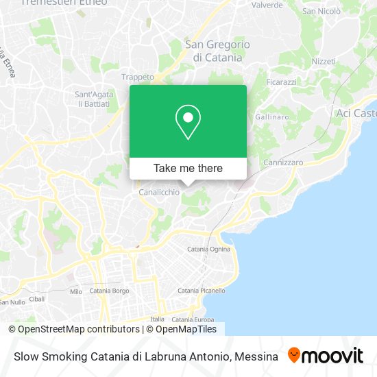 Slow Smoking Catania di Labruna Antonio map