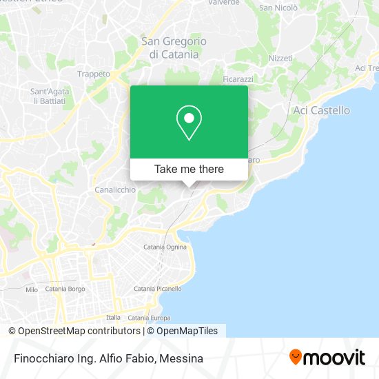 Finocchiaro Ing. Alfio Fabio map
