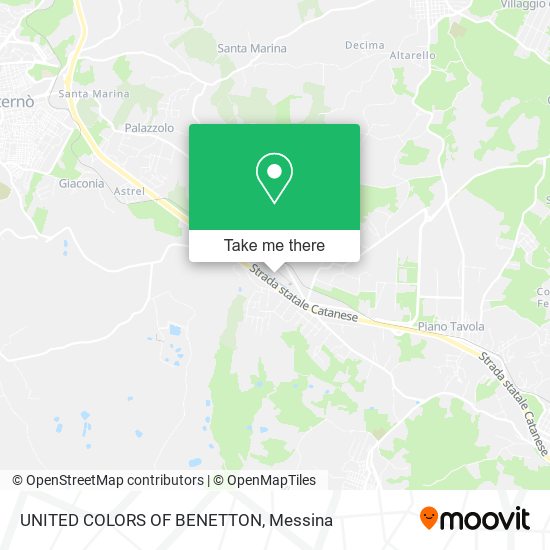 UNITED COLORS OF BENETTON map
