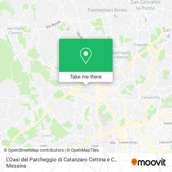 L'Oasi del Parcheggio di Catanzaro Cettina e C. map