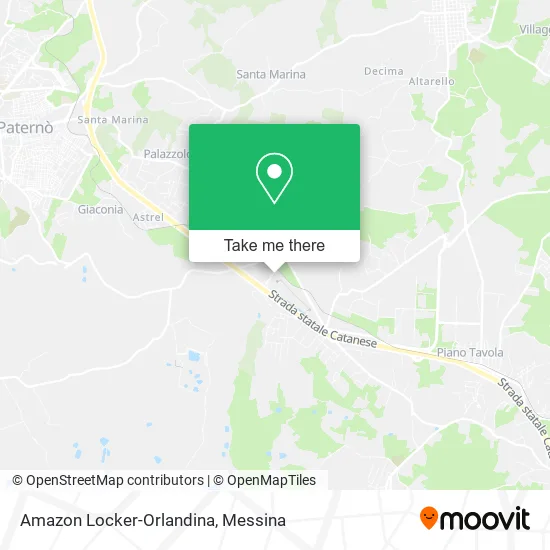 Amazon Locker-Orlandina map