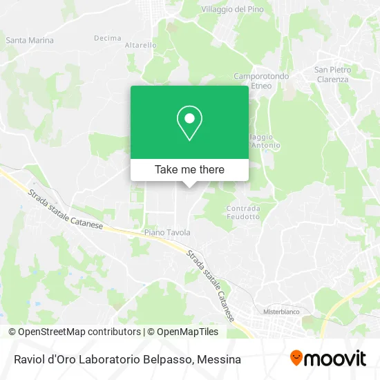Raviol d'Oro Belpasso Laboratory map