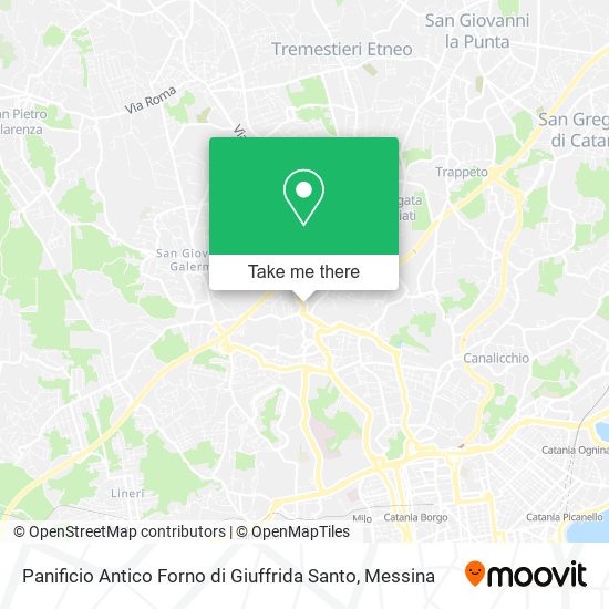 Panificio Antico Forno di Giuffrida Santo map