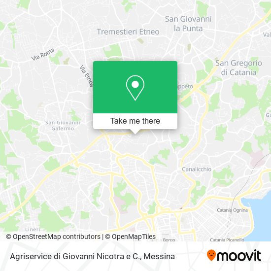 Agriservice di Giovanni Nicotra e C. map