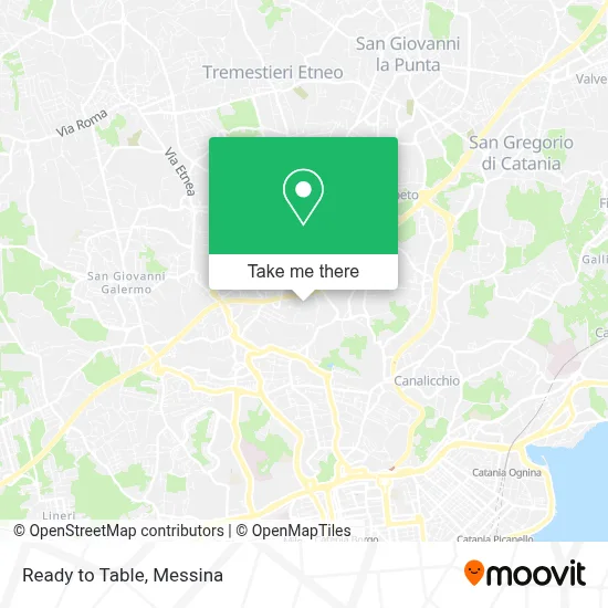 Ready to Table map