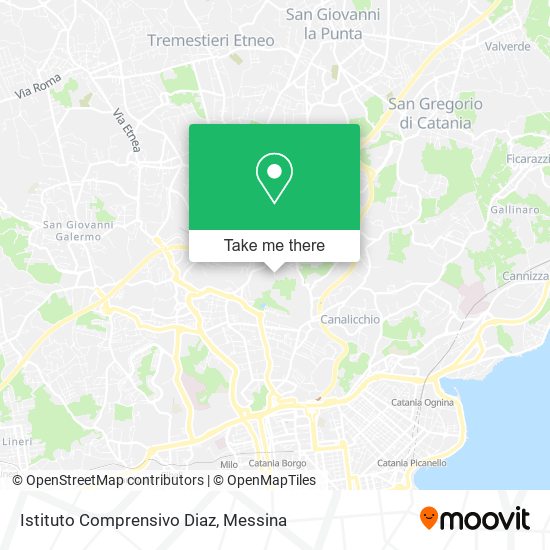 Istituto Comprensivo Diaz map
