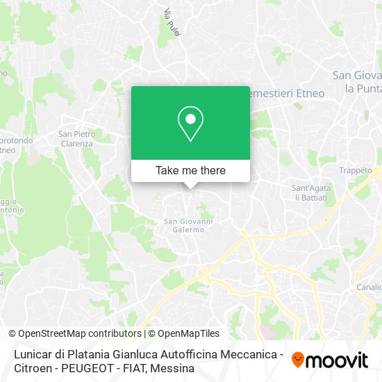Lunicar di Platania Gianluca Autofficina Meccanica - Citroen - PEUGEOT - FIAT map