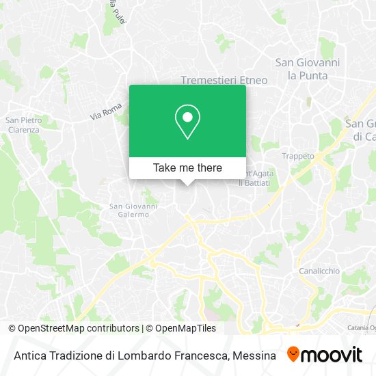 Antica Tradizione di Lombardo Francesca map