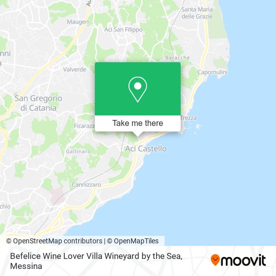 Befelice Wine Lover Villa Wineyard by the Sea map