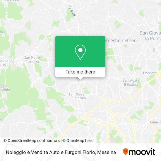 Noleggio e Vendita Auto e Furgoni Florio map