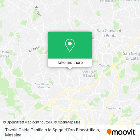 Tavola Calda Panificio la Spiga d'Oro Biscottificio map