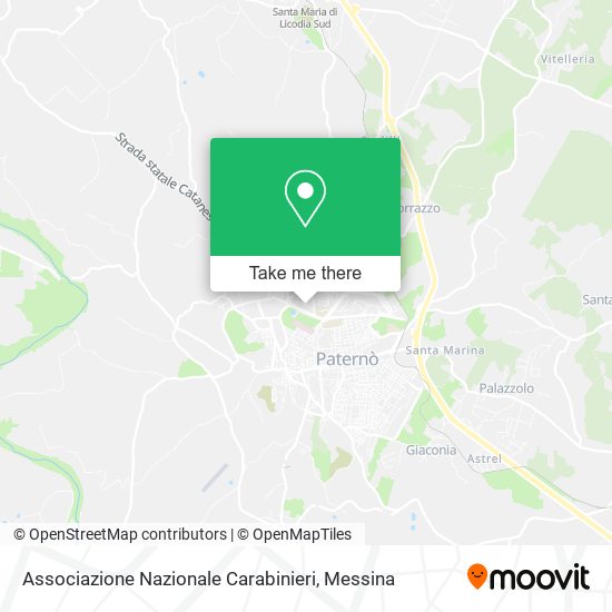 Associazione Nazionale Carabinieri map