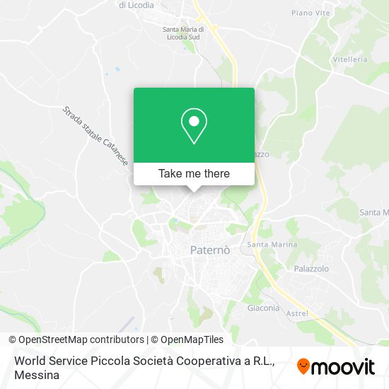 World Service Piccola Società Cooperativa a R.L. map