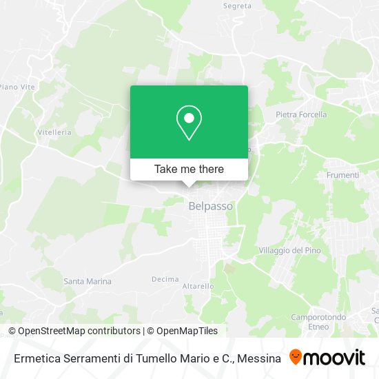 Ermetica Serramenti di Tumello Mario e C. map