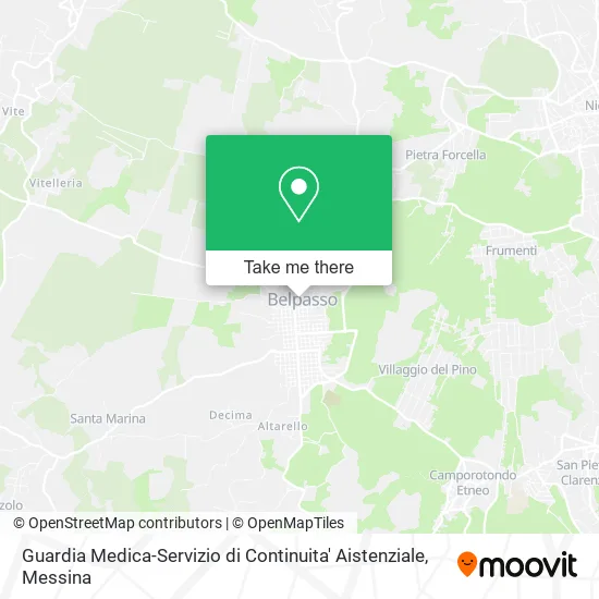 Guardia Medica-Servizio di Continuita' Aistenziale map