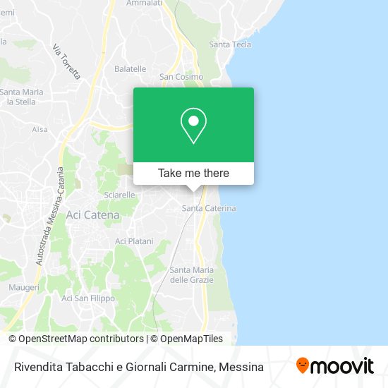 Rivendita Tabacchi e Giornali Carmine map
