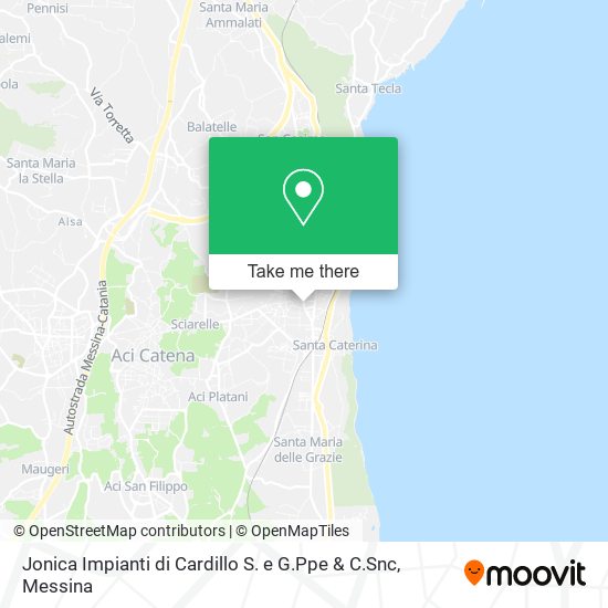 Jonica Impianti di Cardillo S. e G.Ppe & C.Snc map