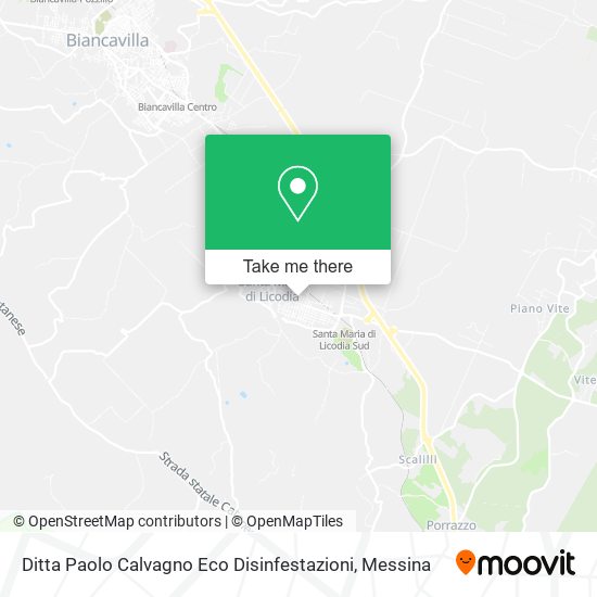 Ditta Paolo Calvagno Eco Disinfestazioni map