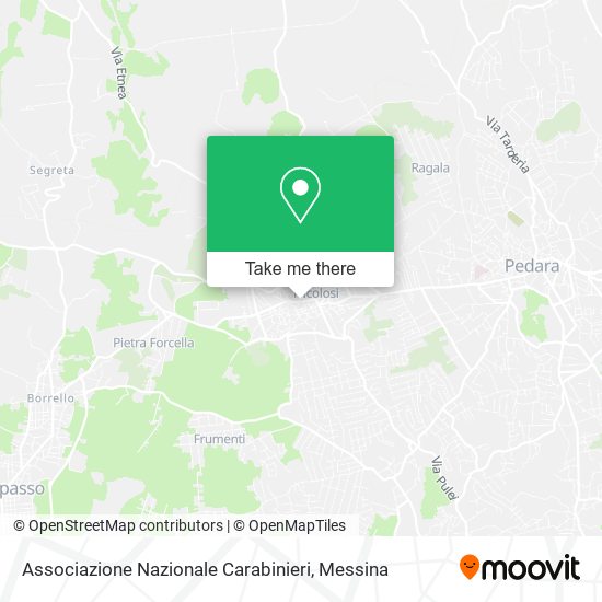 Associazione Nazionale Carabinieri map